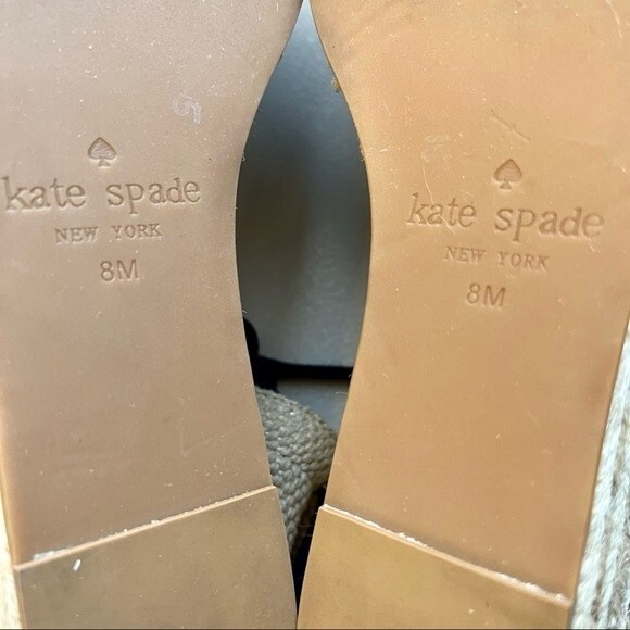 Kate Spade New York Espadrille Wedge Heeled Sandals Ankle Strap Women’s 8 New - Picture 13 of 14